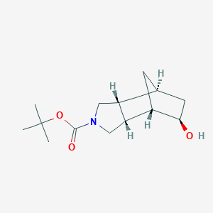 tert-butyl (1S,2R,6R,7S,8R)-8-hydroxy-4-azatricyclo[5.2.1.02,6]decane-4-carboxylate