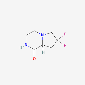 (S)-7,7-Difluorohexahydropyrrolo[1,2-a]pyrazin-1(2H)-one