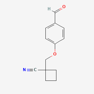 1-((4-Formylphenoxy)methyl)cyclobutanecarbonitrile