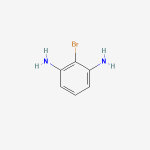 molecular formula C6H7BrN2 B13009503 2-Bromobenzene-1,3-diamine 