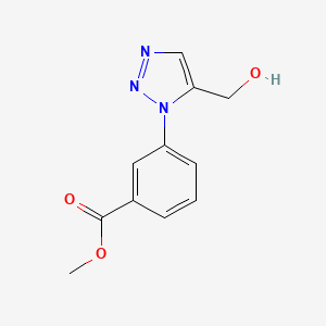 Methyl 3-(5-(hydroxymethyl)-1H-1,2,3-triazol-1-yl)benzoate