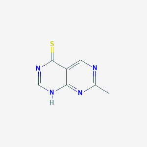 7-methyl-3H,4H-pyrimido[4,5-d][1,3]diazine-4-thione