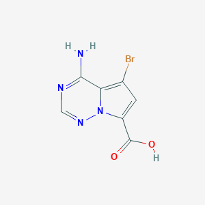 4-Amino-5-bromopyrrolo[2,1-f][1,2,4]triazine-7-carboxylicacid