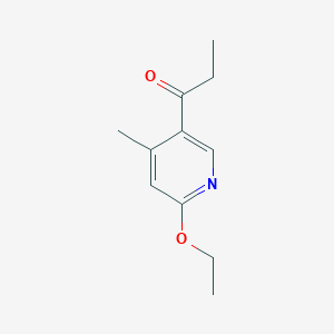 1-(6-Ethoxy-4-methylpyridin-3-yl)propan-1-one