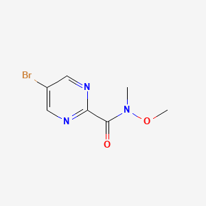 5-Bromo-n-methoxy-n-methylpyrimidine-2-carboxamide