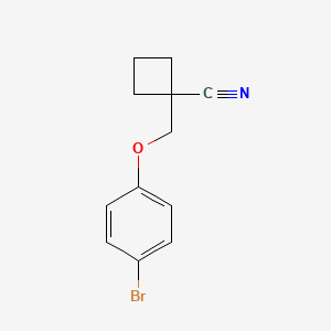 1-((4-Bromophenoxy)methyl)cyclobutanecarbonitrile