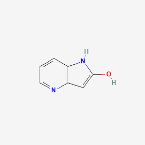 molecular formula C7H6N2O B13009575 1H-Pyrrolo[3,2-B]pyridin-2-OL CAS No. 32501-06-7