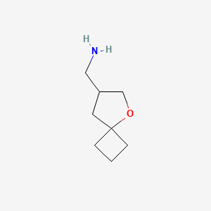 molecular formula C8H15NO B13009660 (5-Oxaspiro[3.4]octan-7-yl)methanamine 