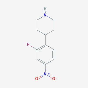 4-(2-Fluoro-4-nitrophenyl)piperidine