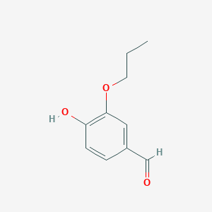 molecular formula C10H12O3 B1300968 4-羟基-3-丙氧基苯甲醛 CAS No. 110943-74-3