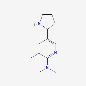 N,N,3-Trimethyl-5-(pyrrolidin-2-yl)pyridin-2-amine