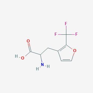 2-Amino-3-(2-(trifluoromethyl)furan-3-yl)propanoic acid