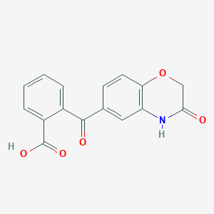molecular formula C16H11NO5 B1300975 2-(3-氧代-3,4-二氢-2H-苯并[b][1,4]恶嗪-6-羰基)苯甲酸 CAS No. 26513-80-4