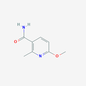 molecular formula C8H10N2O2 B13009771 6-Methoxy-2-methylnicotinamide 