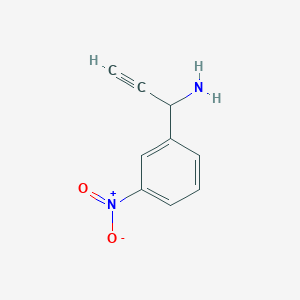 1-(3-Nitrophenyl)prop-2-yn-1-amine