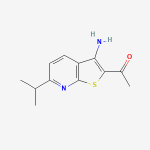 1-(3-Amino-6-isopropylthieno[2,3-b]pyridin-2-yl)ethanone