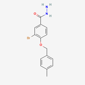 3-Bromo-4-((4-methylbenzyl)oxy)benzohydrazide