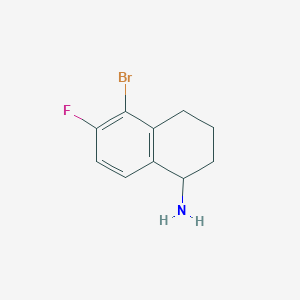 5-Bromo-6-fluoro-1,2,3,4-tetrahydronaphthalen-1-amine