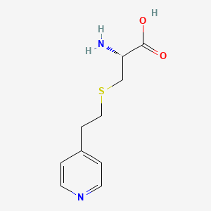 molecular formula C10H14N2O2S B1300984 S-[2-(4-吡啶基)乙基]-L-半胱氨酸 CAS No. 28809-04-3