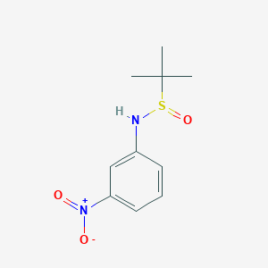 2-methyl-N-(3-nitrophenyl)propane-2-sulfinamide