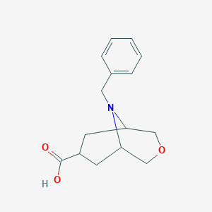 9-Benzyl-3-oxa-9-azabicyclo[3.3.1]nonane-7-carboxylicacid