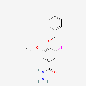 3-Ethoxy-5-iodo-4-((4-methylbenzyl)oxy)benzohydrazide