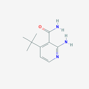 2-Amino-4-(tert-butyl)nicotinamide