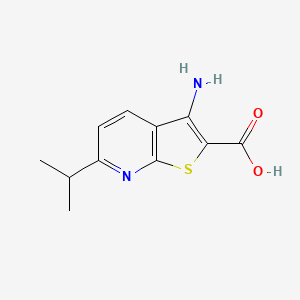 3-Amino-6-isopropylthieno[2,3-b]pyridine-2-carboxylic acid