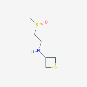 N-(2-(Methylsulfinyl)ethyl)thietan-3-amine