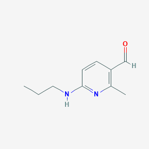 2-Methyl-6-(propylamino)nicotinaldehyde