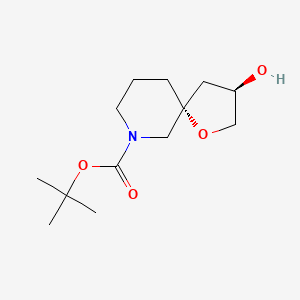 tert-Butyl (3R,5R)-rel-3-hydroxy-1-oxa-7-azaspiro[4.5]decane-7-carboxylate