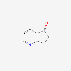 molecular formula C8H7NO B1300999 6,7-二氢-5H-环戊[B]吡啶-5-酮 CAS No. 28566-14-5