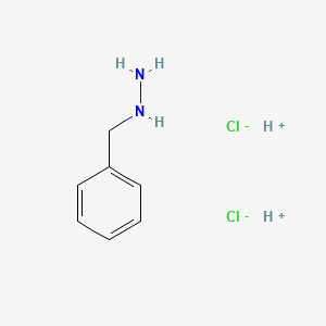 molecular formula C7H12Cl2N2 B13010007 Benzylhydrazinedihydrochloride 