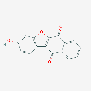 molecular formula C16H8O4 B1301001 3-羟基苯并[b]萘并[2,3-D]呋喃-6,11-二酮 CAS No. 97620-82-1