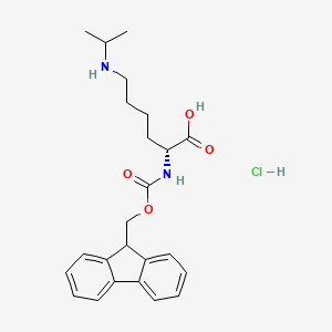 molecular formula C24H31ClN2O4 B13010018 Fmoc-D-Lys(Me)2-OH.HCl 