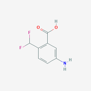 5-Amino-2-(difluoromethyl)benzoic acid