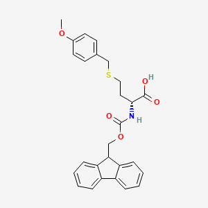 molecular formula C27H27NO5S B13010024 Fmoc-HoCys(Mob)-OH 