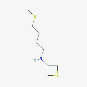 N-(4-(Methylthio)butyl)thietan-3-amine