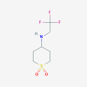 4-((2,2,2-Trifluoroethyl)amino)tetrahydro-2H-thiopyran1,1-dioxide