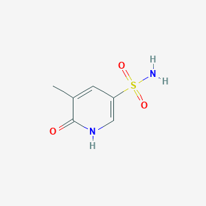 molecular formula C6H8N2O3S B13010108 5-Methyl-6-oxo-1,6-dihydropyridine-3-sulfonamide 