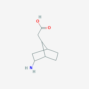 2-{2-Aminobicyclo[2.2.1]heptan-7-yl}acetic acid