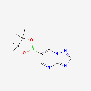 2-Methyl-6-(4,4,5,5-tetramethyl-1,3,2-dioxaborolan-2-yl)-[1,2,4]triazolo[1,5-a]pyrimidine