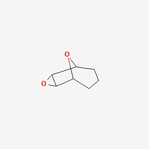 molecular formula C7H10O2 B13010197 3,9-Dioxatricyclo[3.3.1.02,4]nonane 