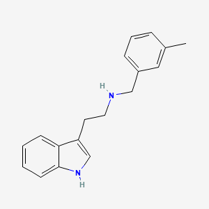 molecular formula C18H20N2 B1301020 [2-(1H-吲哚-3-基)-乙基]-(3-甲基-苄基)-胺 CAS No. 436099-76-2