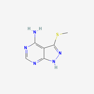 3-(methylthio)-1H-pyrazolo[3,4-d]pyrimidin-4-amine