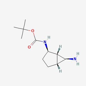 tert-butyl N-[(1S,2R,5R,6S)-6-amino-2-bicyclo[3.1.0]hexanyl]carbamate