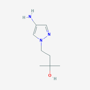 4-(4-amino-1H-pyrazol-1-yl)-2-methylbutan-2-ol