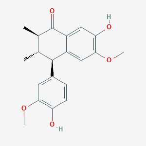 molecular formula C20H22O5 B13010321 EpiwulignanA1 