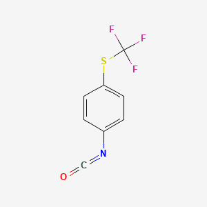 molecular formula C8H4F3NOS B1301037 4-(三氟甲基硫代)苯基异氰酸酯 CAS No. 24032-84-6