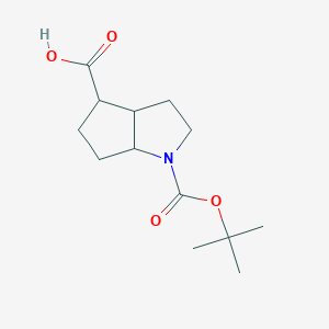 1-(tert-Butoxycarbonyl)octahydrocyclopenta[b]pyrrole-4-carboxylicacid